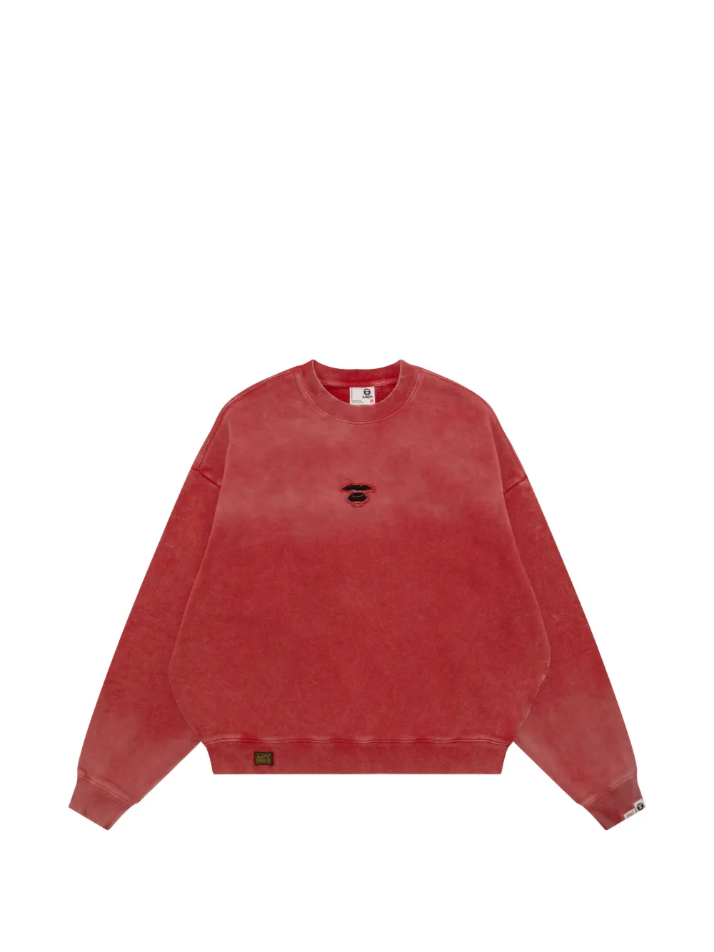 AAPE BY *A BATHING APE® Felpa girocollo - Rosso