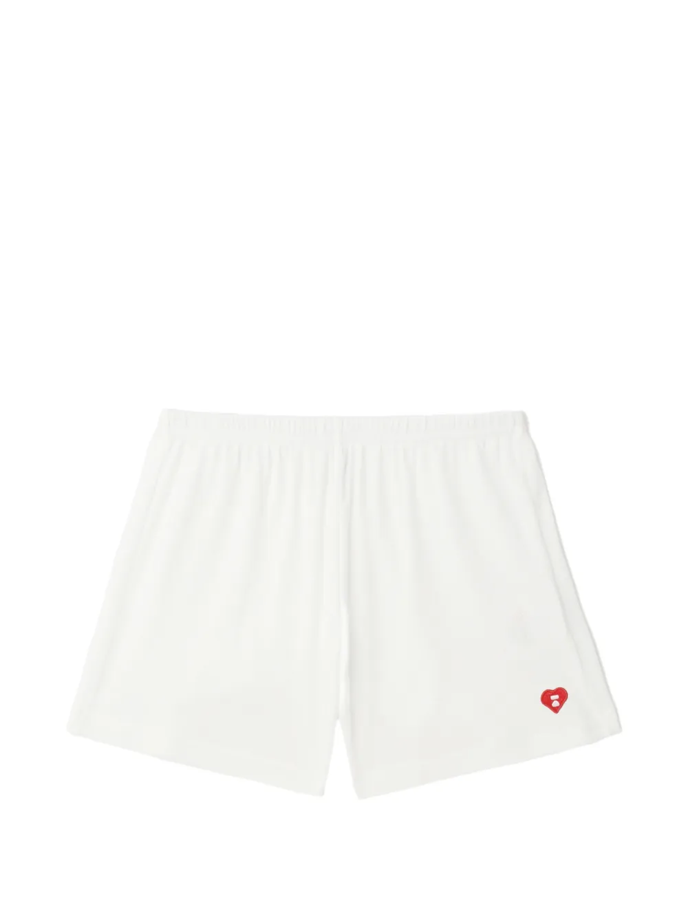 APEE™ by *A BATHING APE® Shorts mit Herzmotiv - Weiß