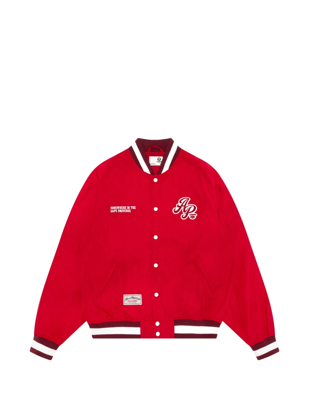 AAPE BY *A BATHING APE® Giacca con logo - Rosso