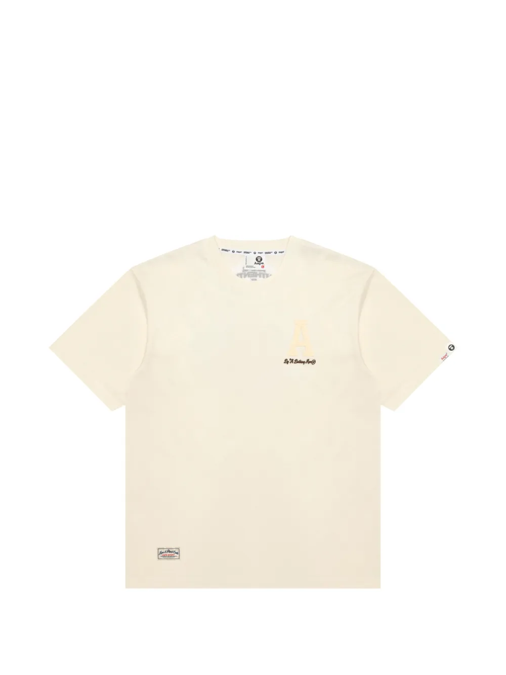 AAPE BY *A BATHING APE® T-shirt con applicazione - Toni neutri