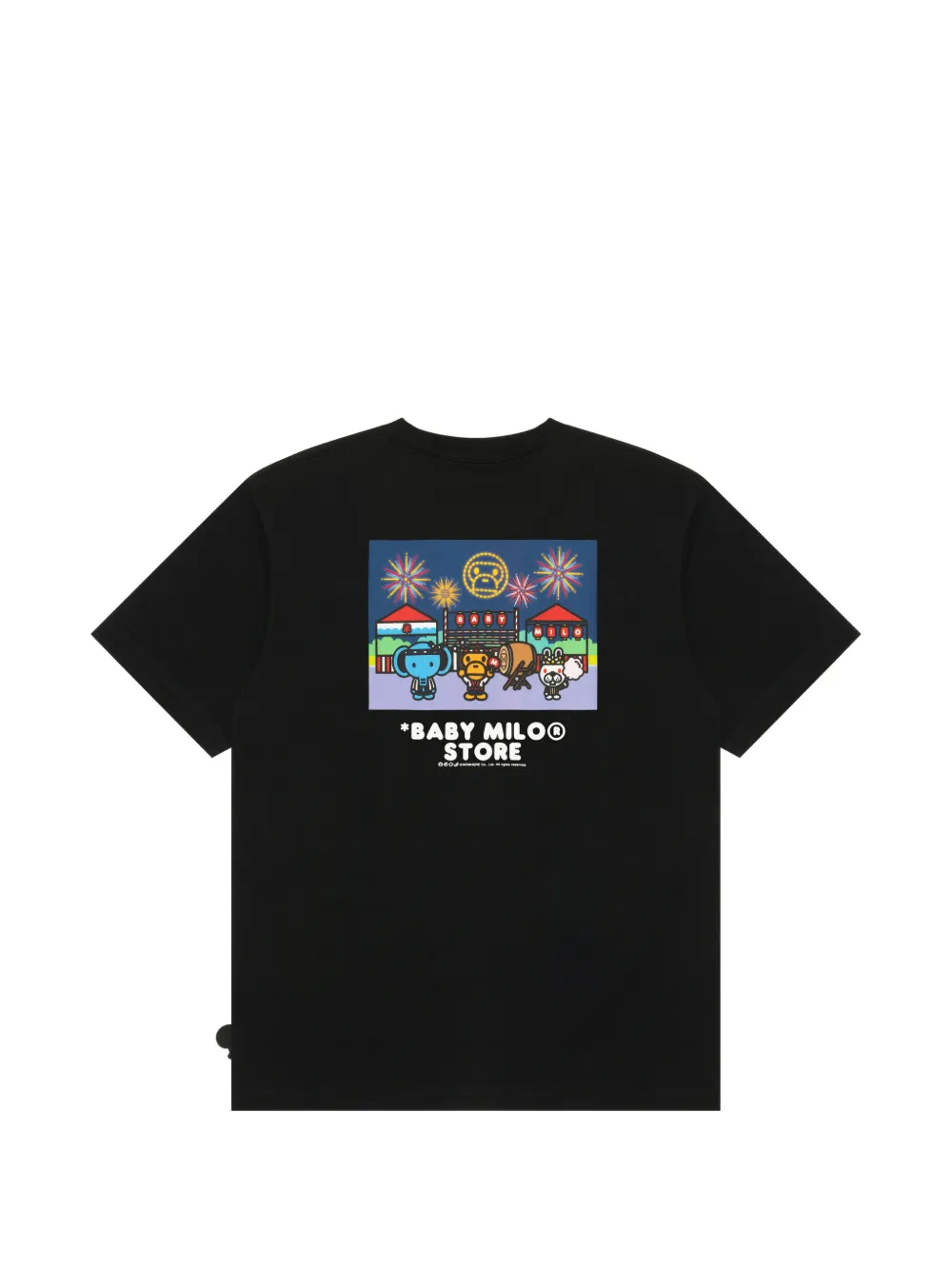 *BABY MILO STORE BY *A BATHING APE T-shirt met grafische print Zwart