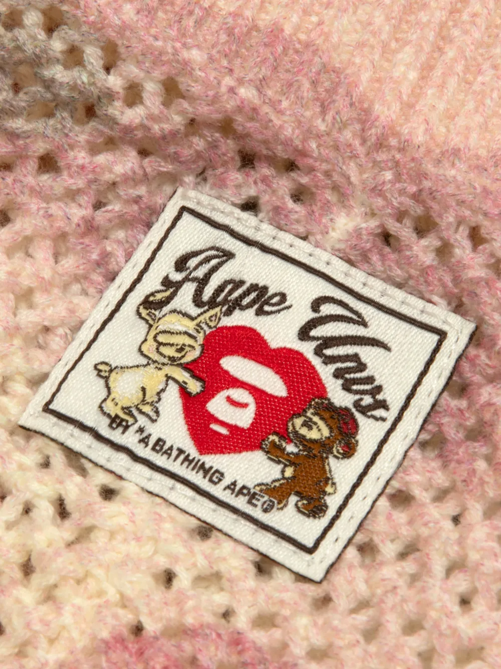  Aape By *a Bathing Ape® Camouflage Hoodie - Pink 