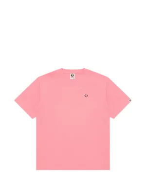 AAPE BY *A BATHING APE® Moonface Logo Short Sleeve Tee | Pink