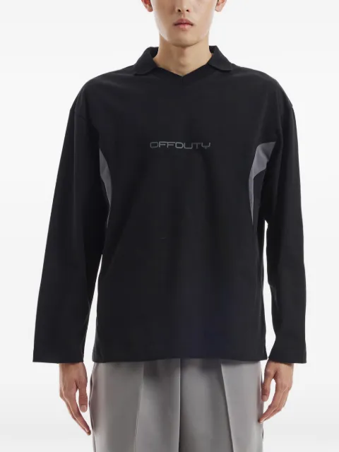 Off Duty Ovan long-sleeve logo T-shirt