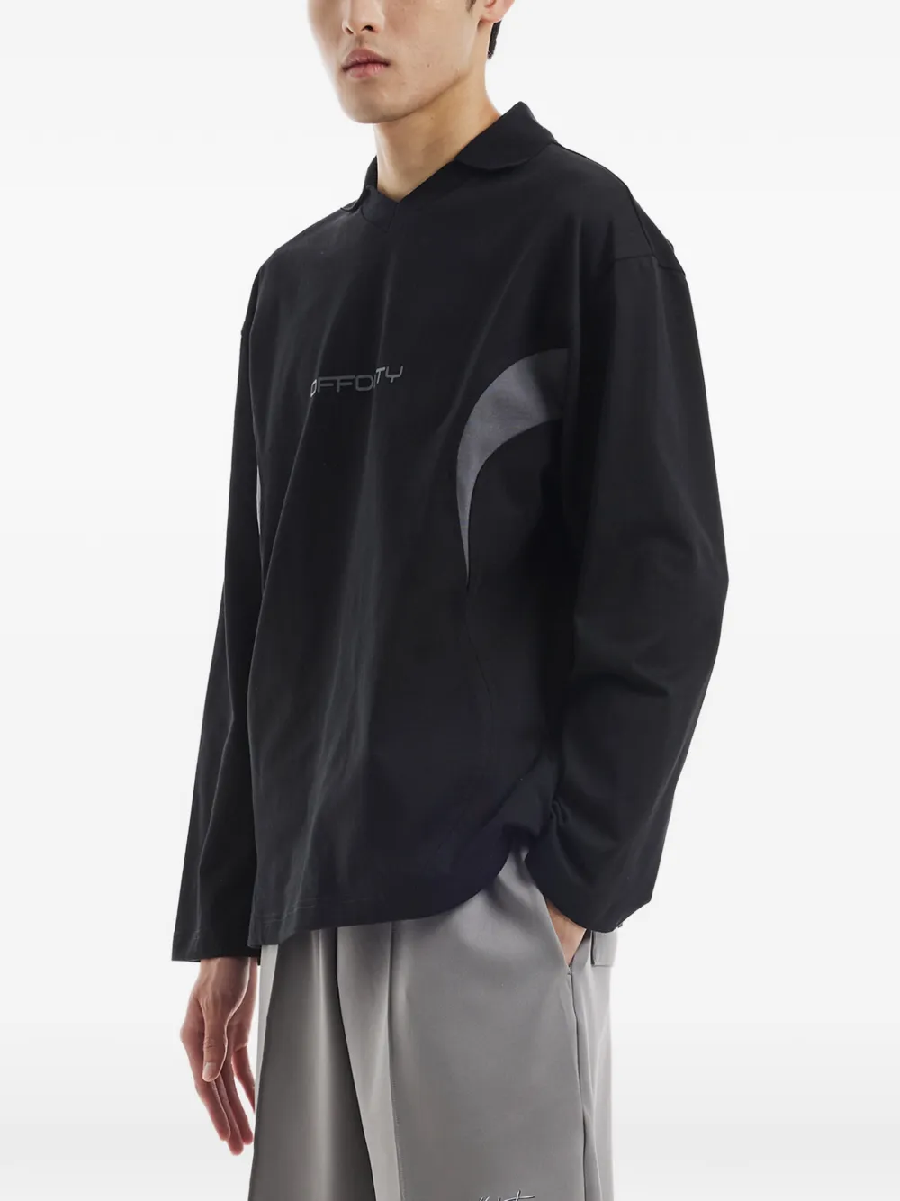 Off Duty Ovan T-shirt met logo Zwart