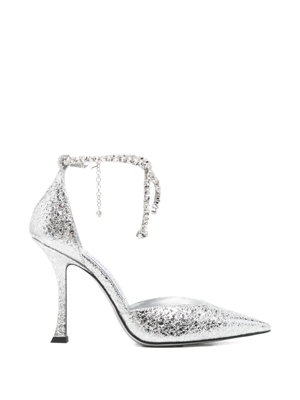Jimmy Choo Stevie pumps met metallic hak Zilver