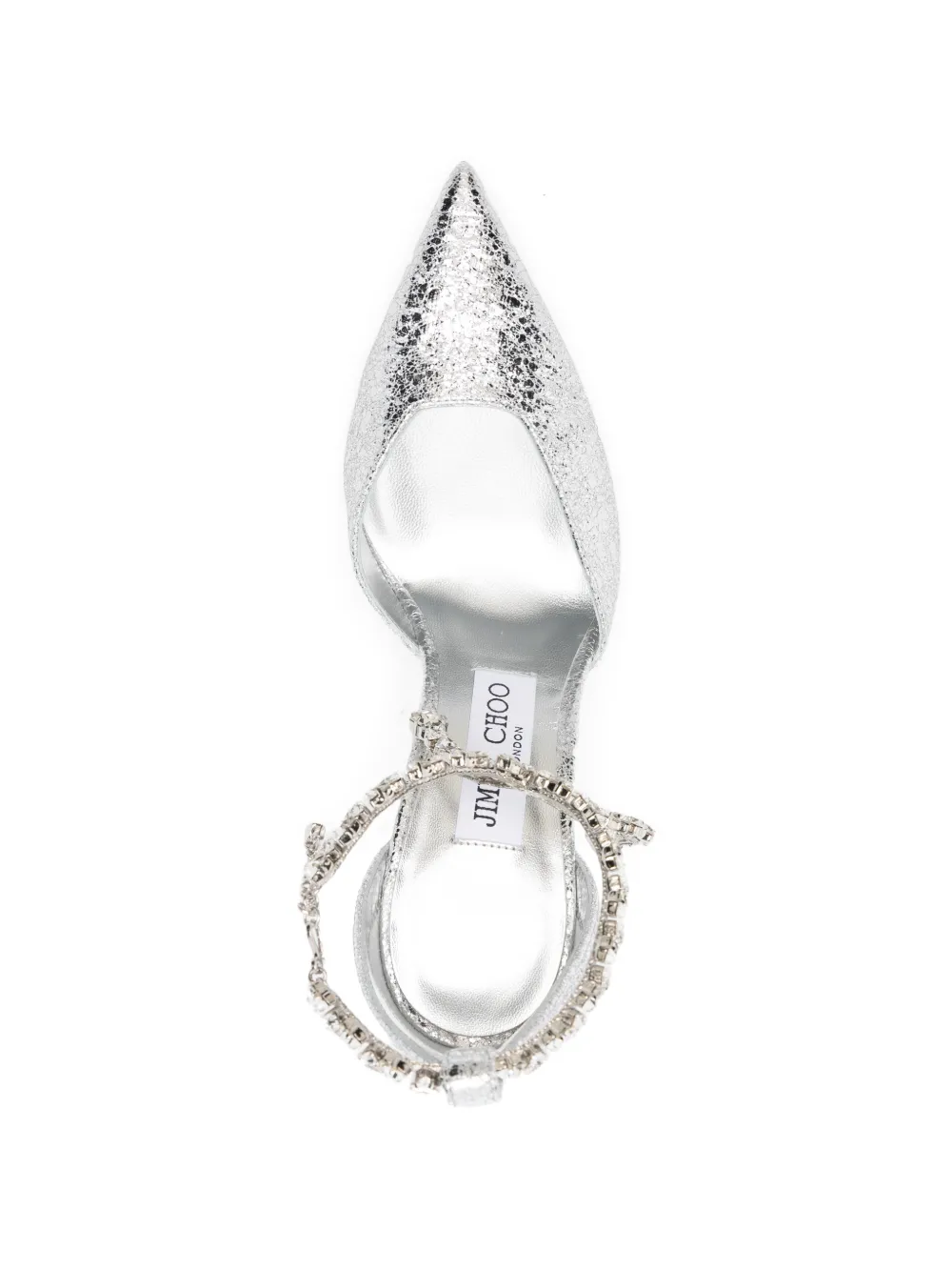 Jimmy Choo Stevie pumps met metallic hak Zilver