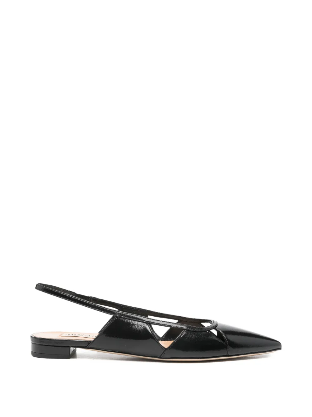 Arteana Cut-out Slingback Pumps In Black