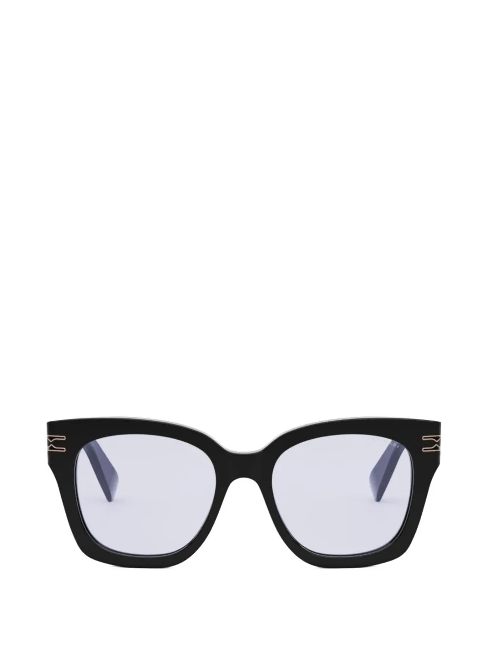 Bvlgari rectangle-frame glasses - Nero