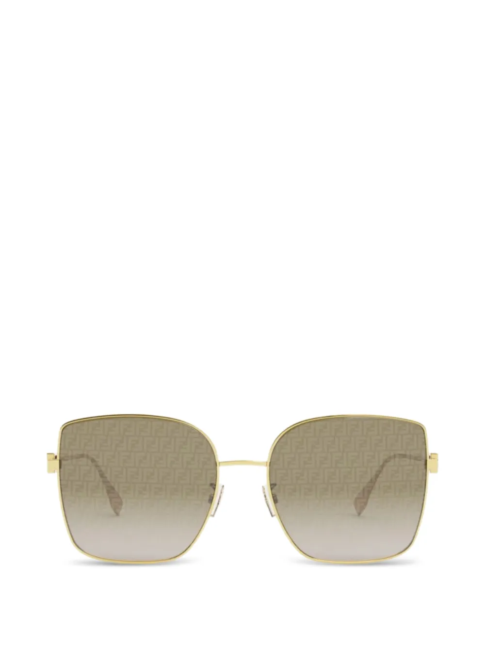 FENDI metal sunglasses - Oro