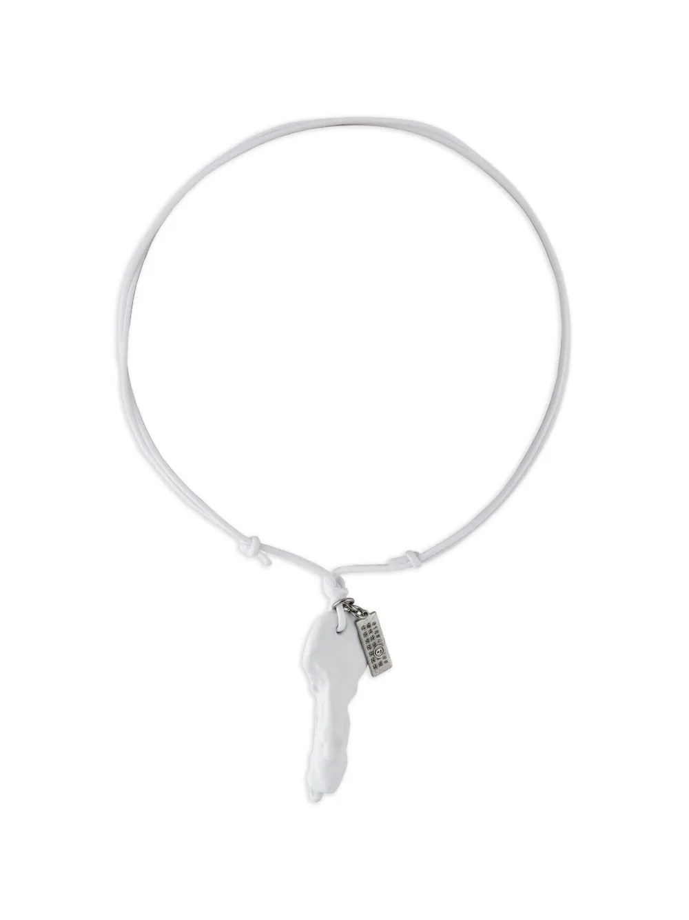 MM6 Maison Margiela key-pendant necklace - Silber