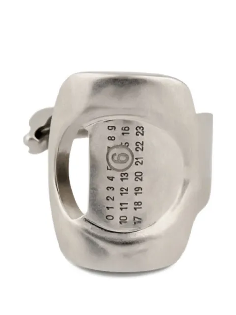 MM6 Maison Margiela logo-detail ring