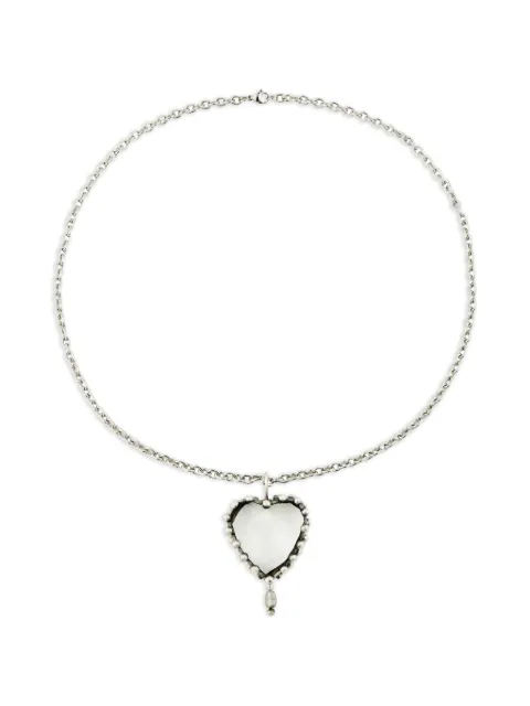 Poison Drop Lab heart-pendant chain necklace