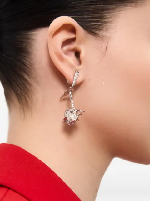 Marni rose-bud earrings