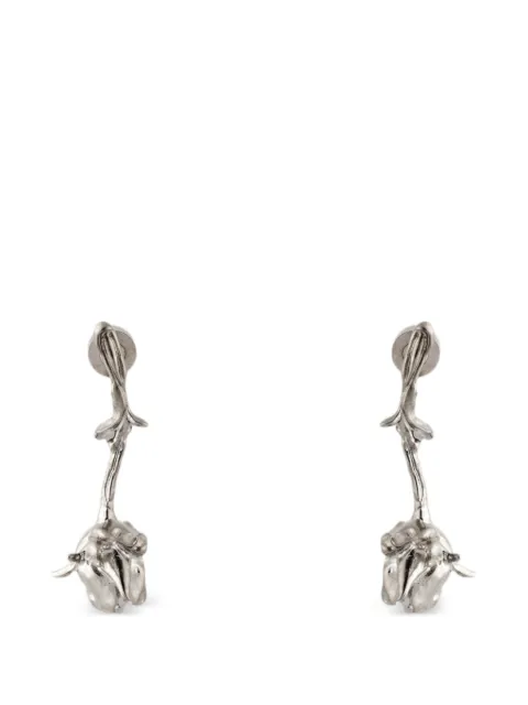 Marni серьги в форме цветов