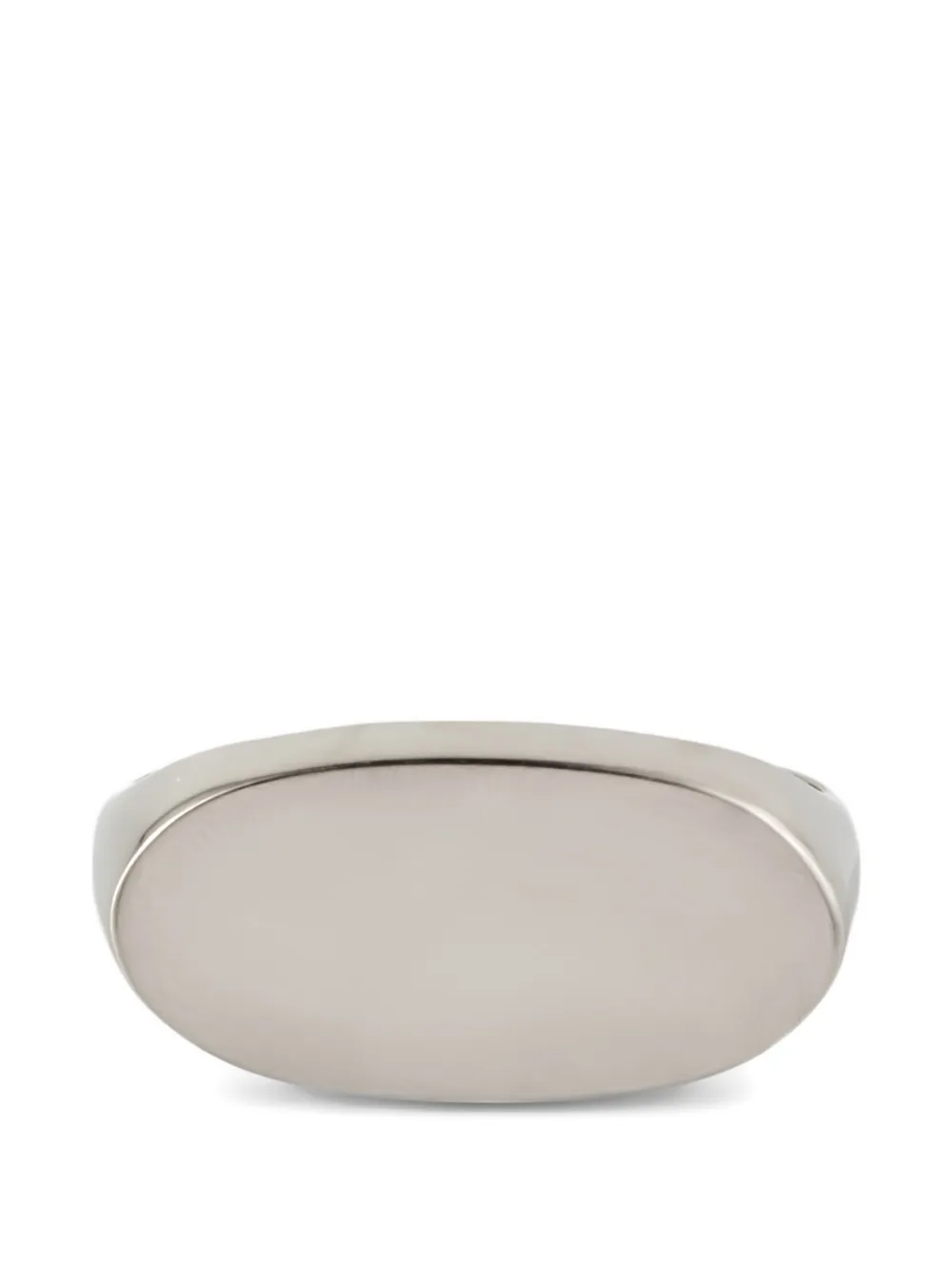 MM6 Maison Margiela oval ring - Argento