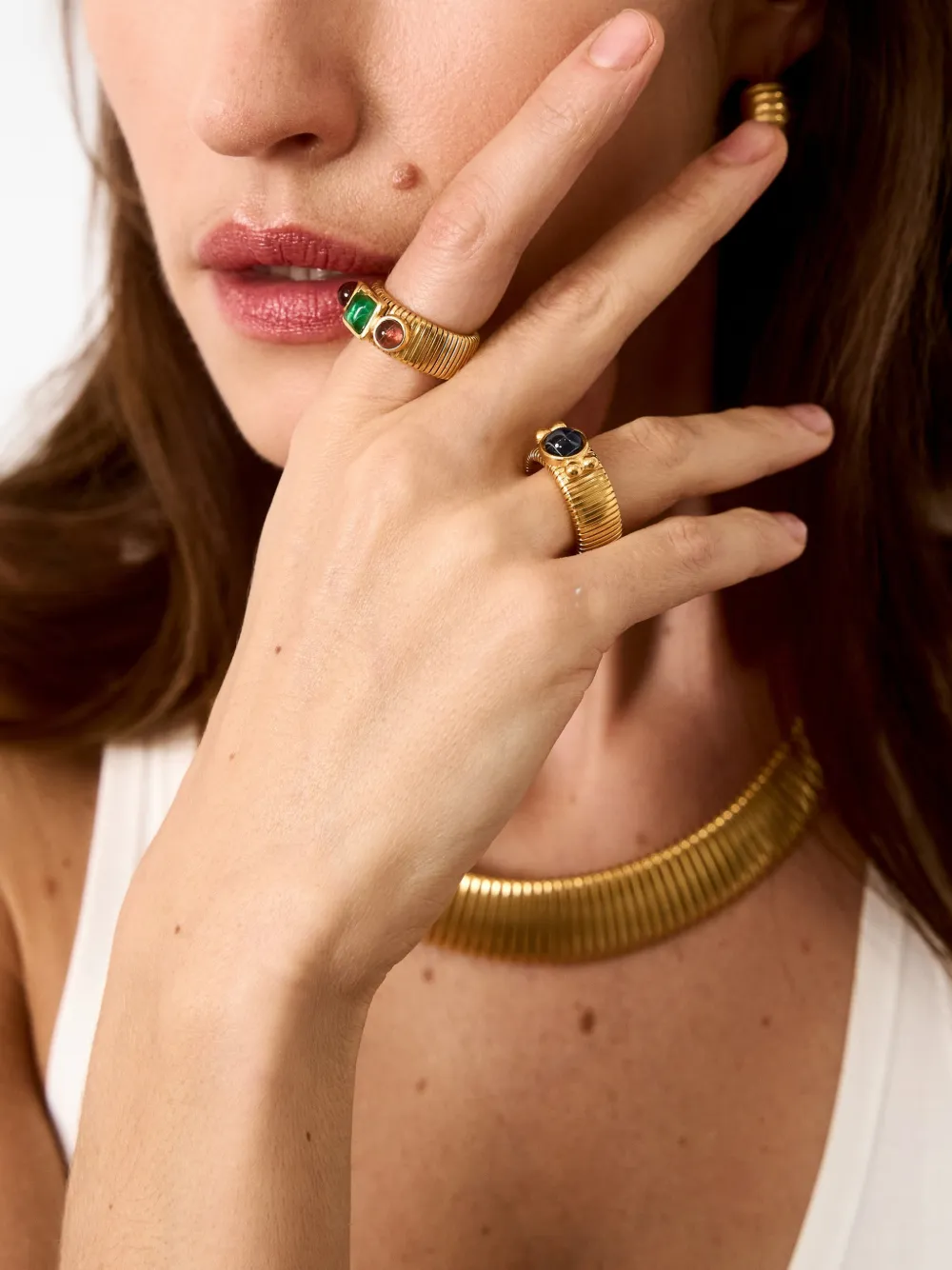 Ben-amun Rigid Ring In Multi