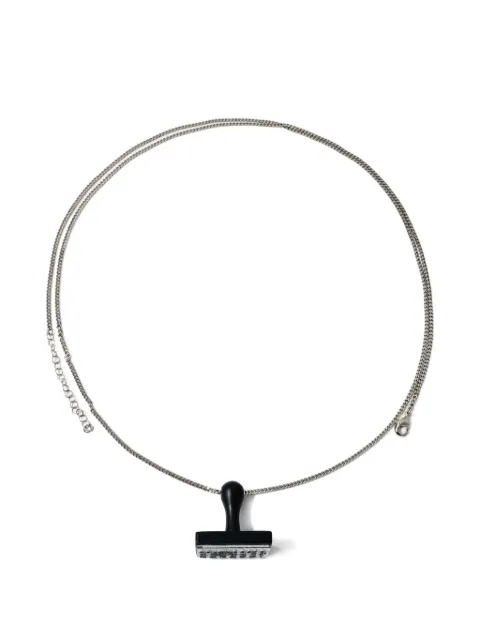MM6 Maison Margiela 标记吊饰项链