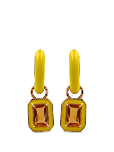 Herald Percy Diamonds boucles d'oreilles émaillées