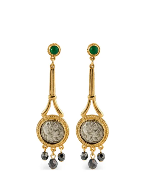 Ben Amun embellished drop earrings 