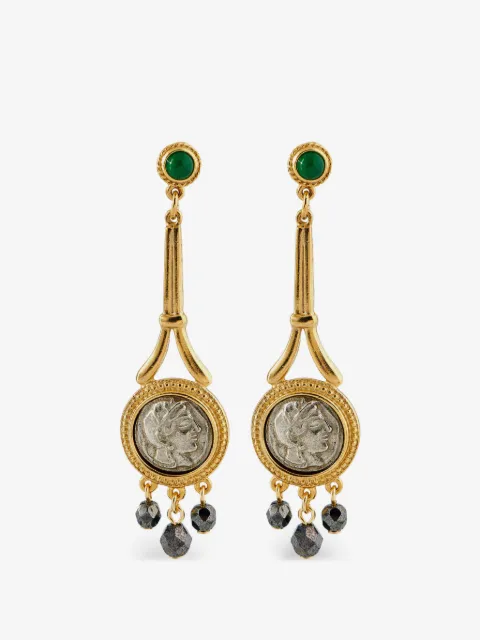 Ben Amun embellished drop earrings 
