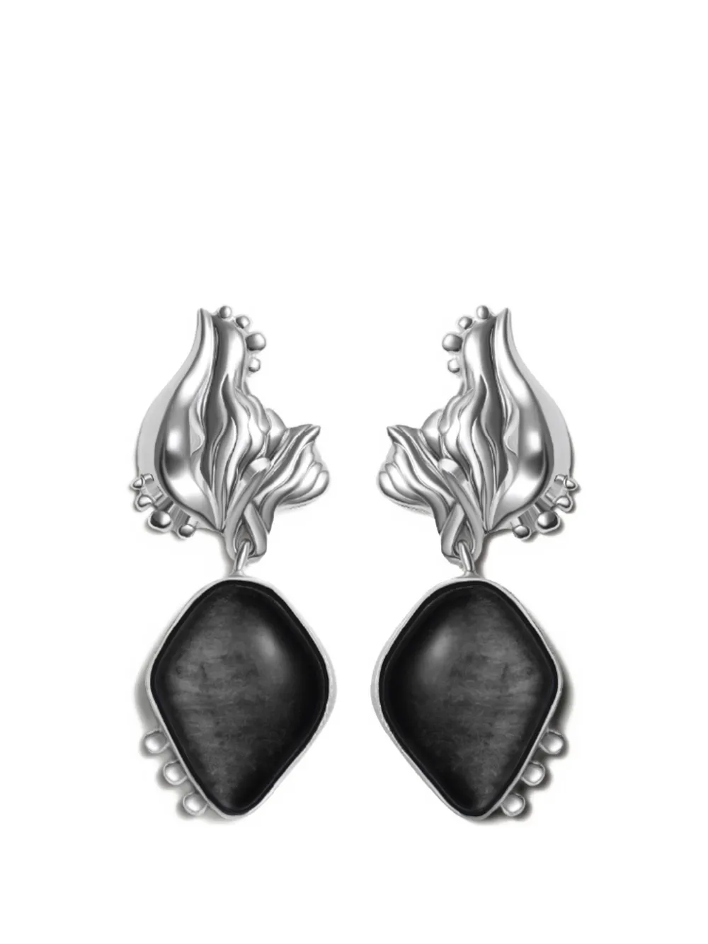 Jude Benhalim Lupa drop earrings - Argento