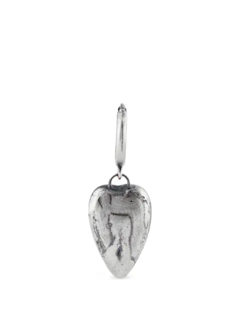 Poison Drop Lab heart-pendant earring