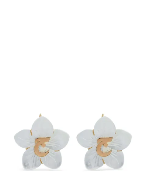 Bil Arabi Oula floral mother-of-pearl earrings