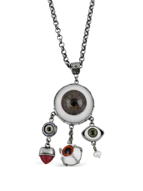 Gem Kingdom gargantilla con dije de ojo