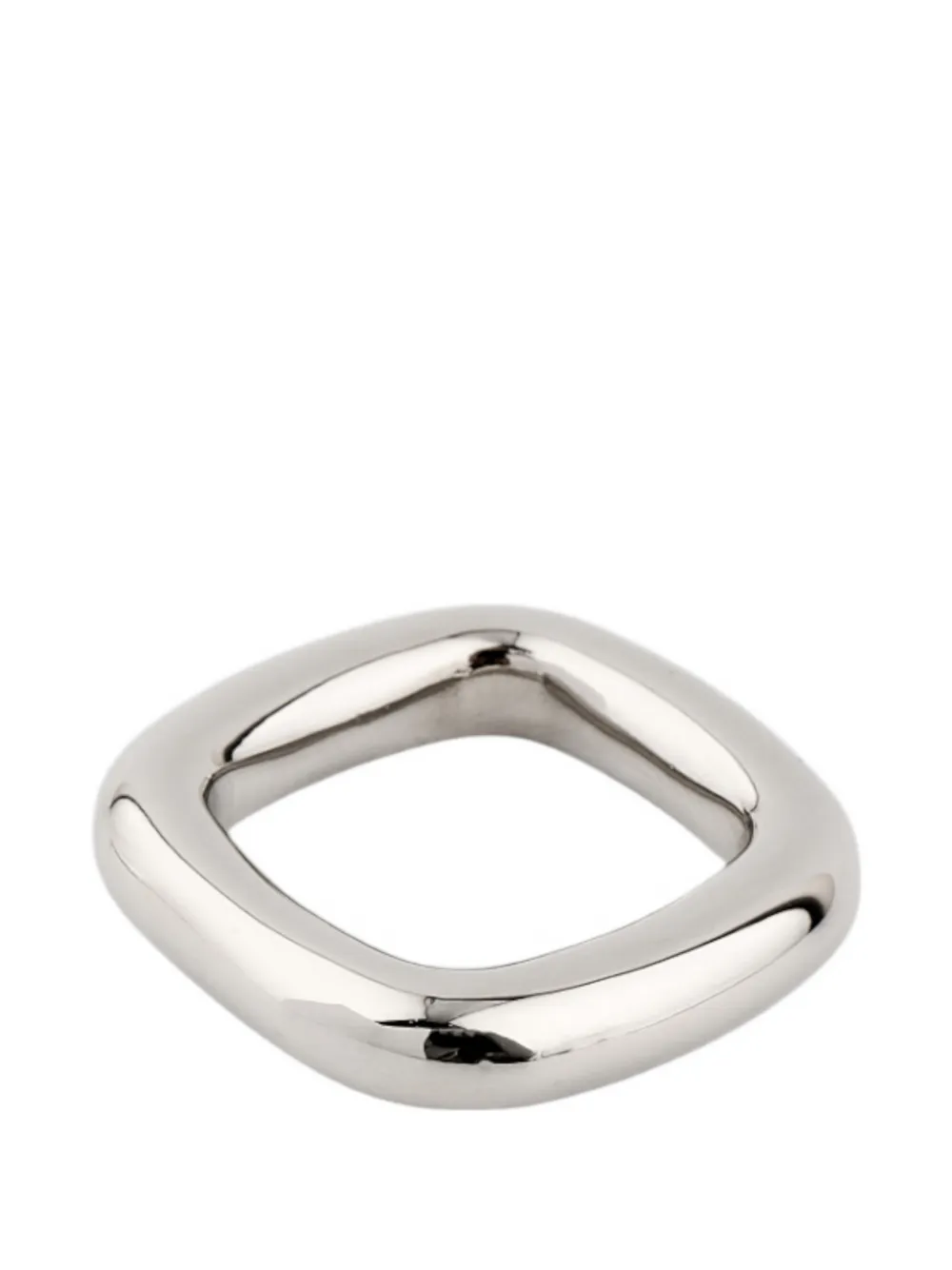 Mm6 Maison Margiela Square Ring In White