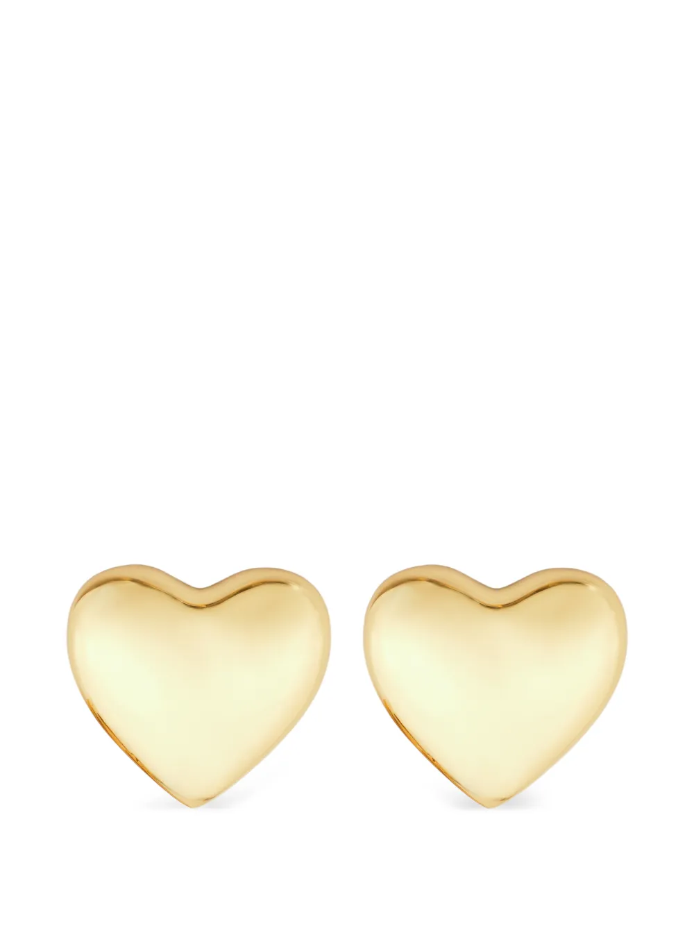 Moschino heart-shaped earrings - Oro