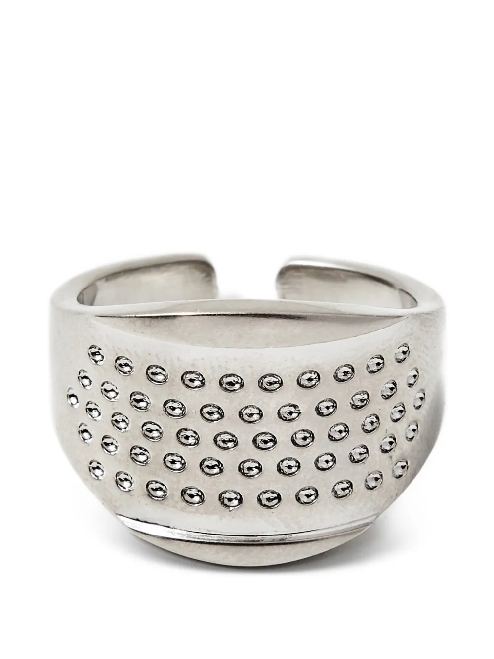 MM6 Maison Margiela signet ring - Argento