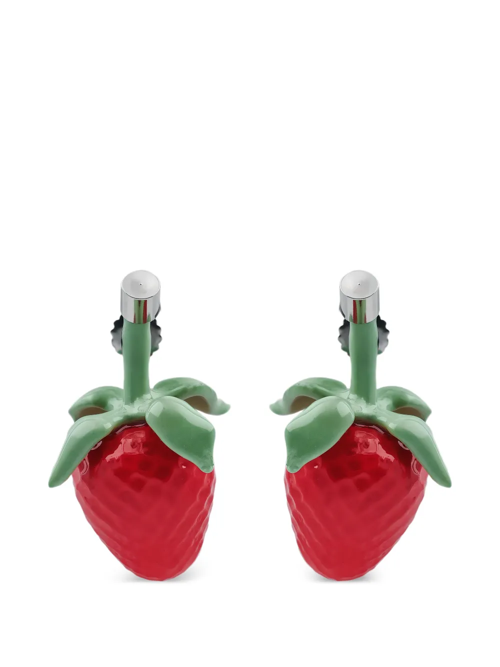 Marcela Lopez strawberry earrings - Rosso