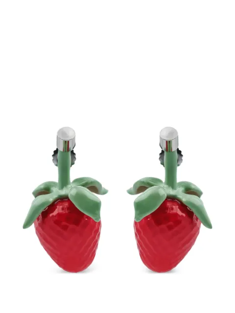 Marcela Lopez strawberry earrings