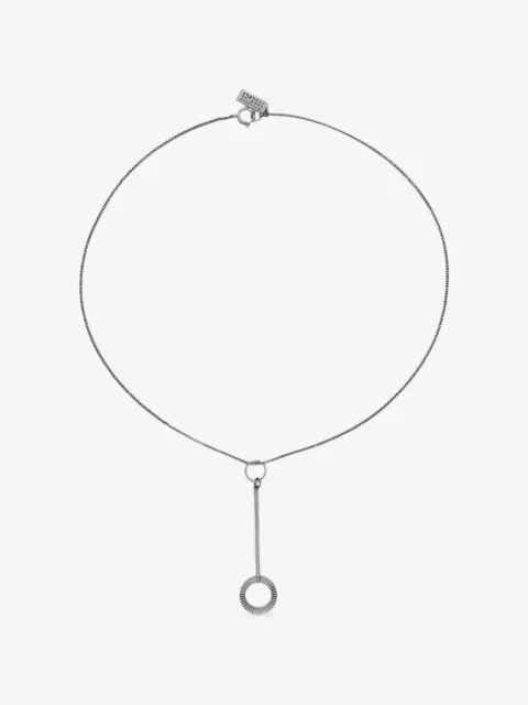 MM6 Maison Margiela loupe-pendant chain necklace