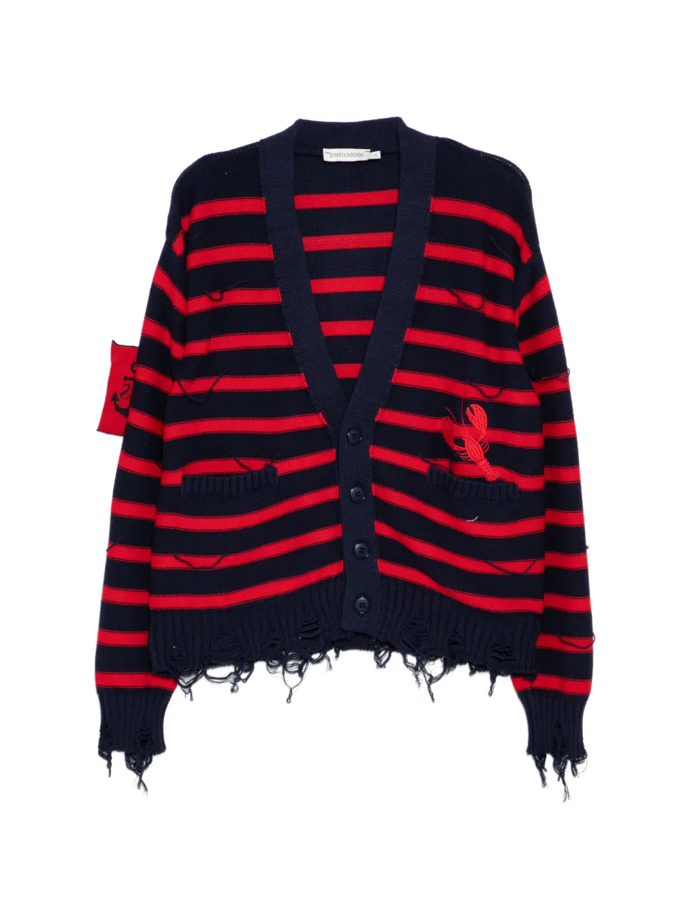 Joshua Sanders Cardigan a righe - Blu
