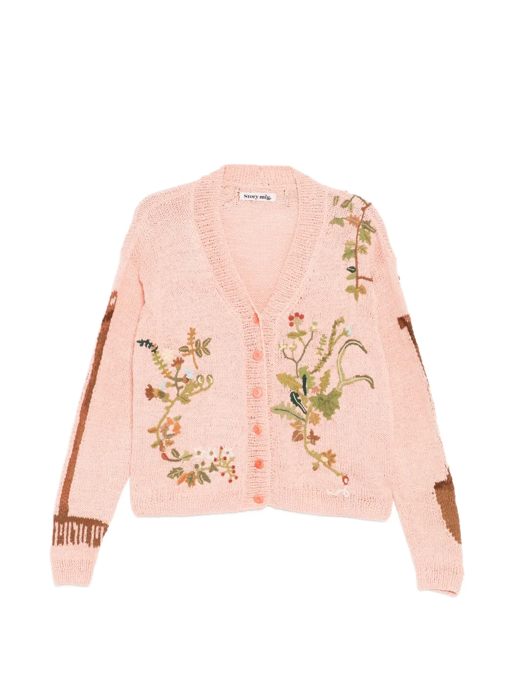 STORY mfg. Cardigan Sprout - Rosa