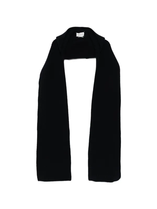 Maison Margiela Wool Scarf in Blue