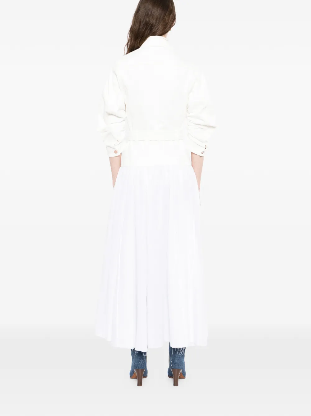 Gabriela Hearst Delyth jurk Wit