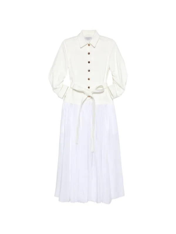 Gabriela Hearst Delyth Dress in White