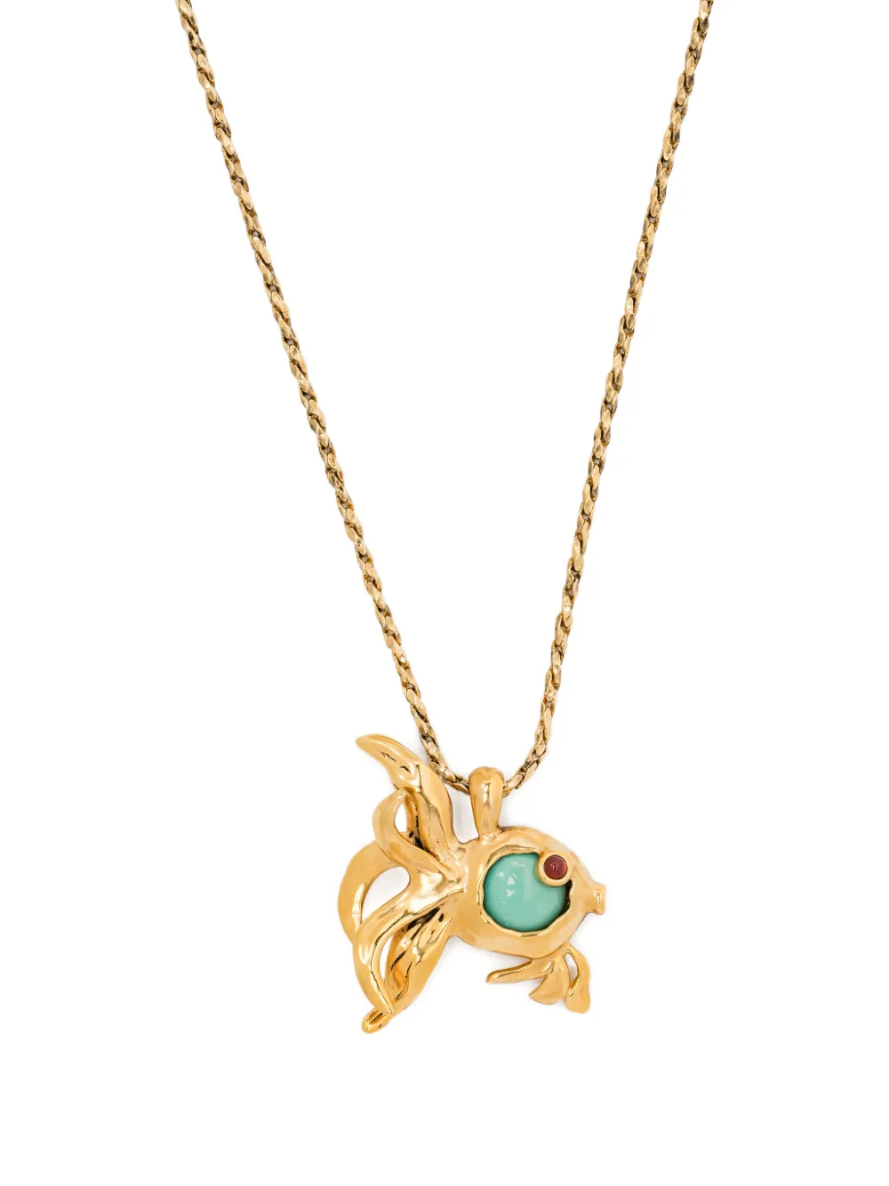  Goossens Fish Lagune Necklace - Gold 