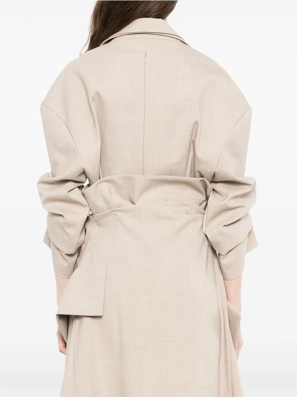 Shirt-Collar Tailored Bodysuit