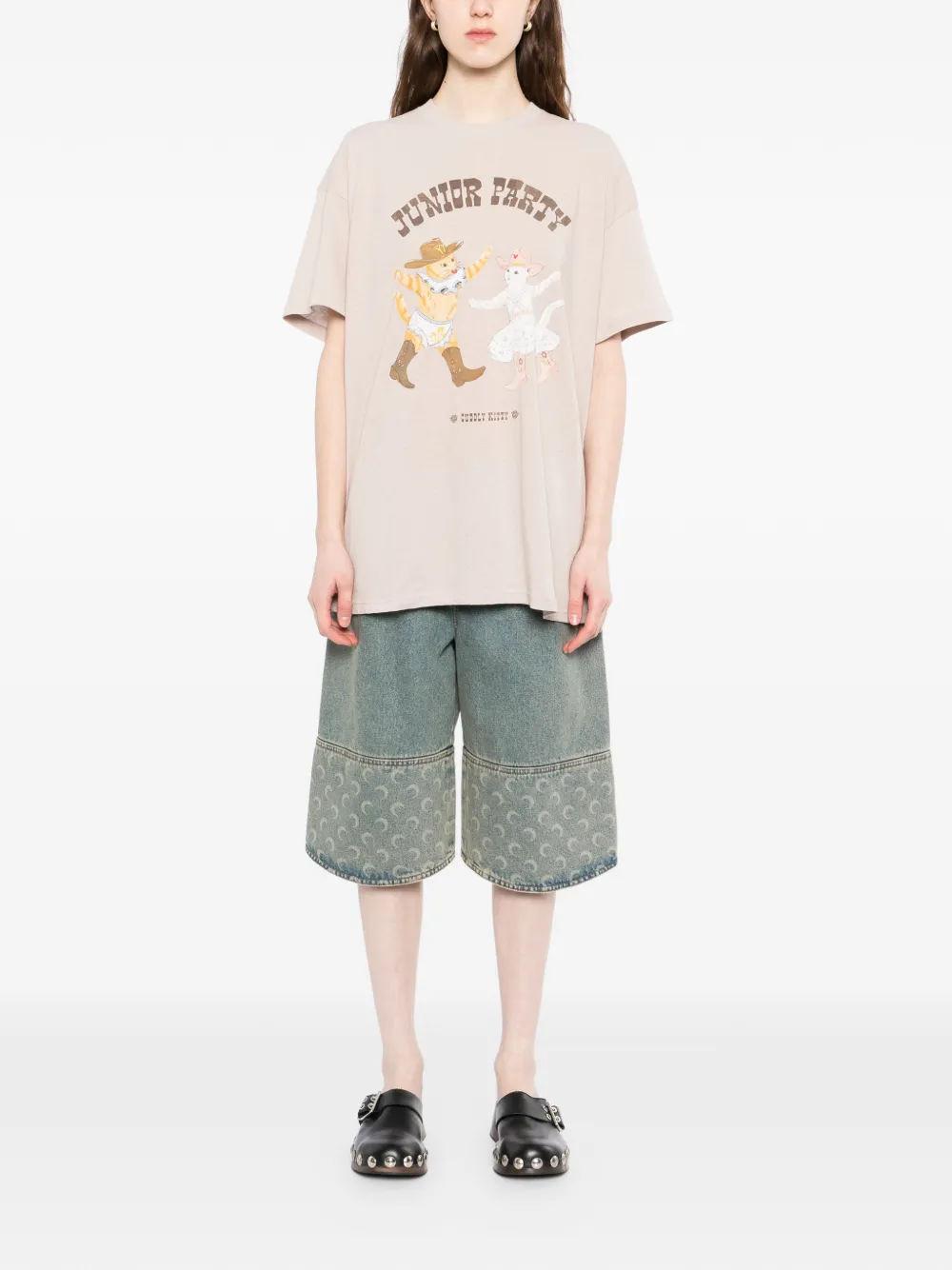  Open Yy Pet Club Party T-shirt - Neutrals 