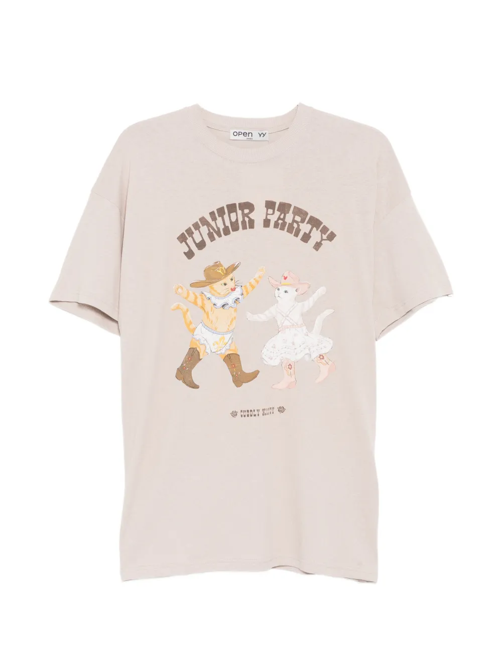 Open YY T-shirt Pet Club Party - Toni neutri