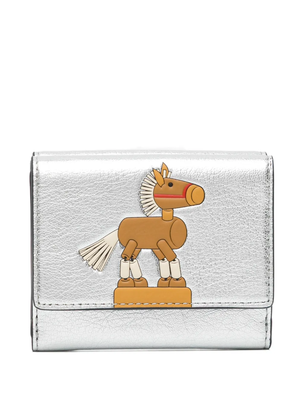 Anya Hindmarch Portafoglio Year Of The Horse - Argento