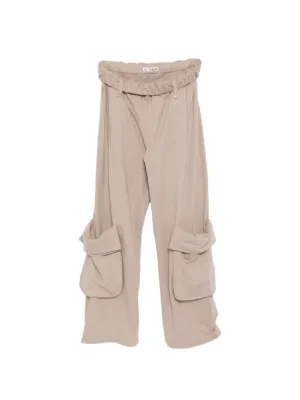 Open YY rolled-waist Trousers | Neutrals | FARFETCH RO