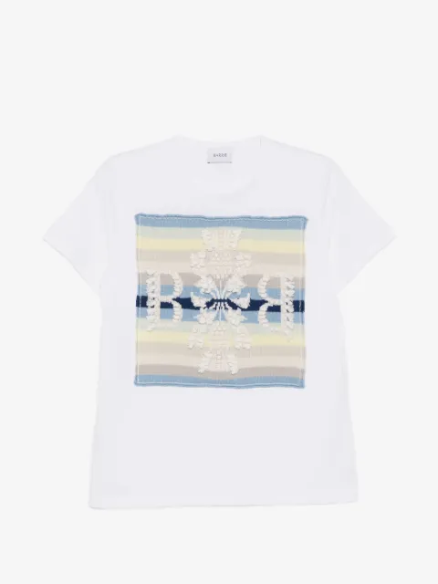 Barrie cashmere patch logo t-shirt