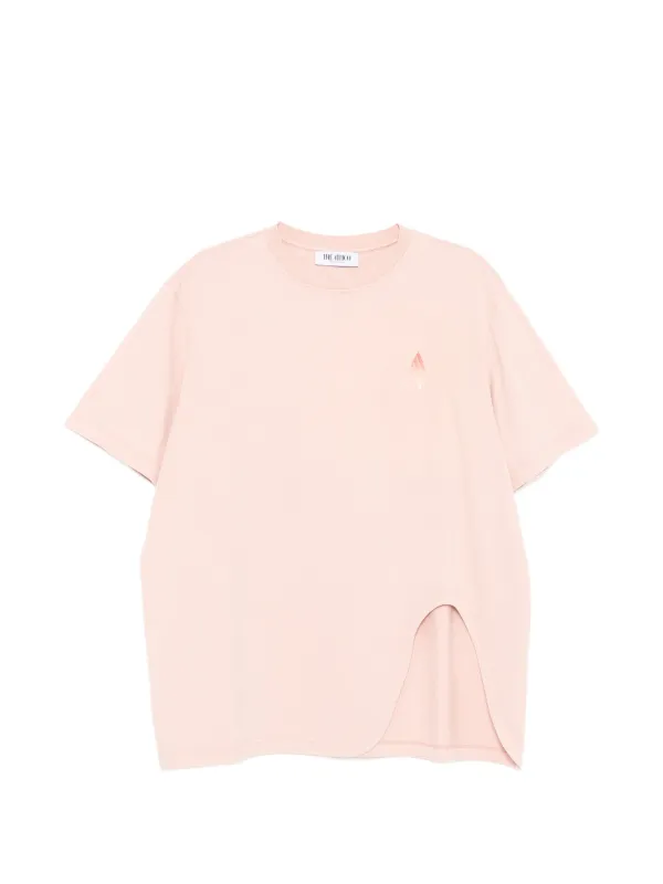 The Attico Logo-print T-shirt in Pink