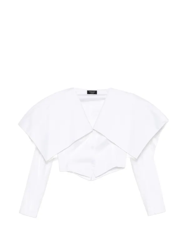 A.W.A.K.E. Mode V-neck Jacket in White