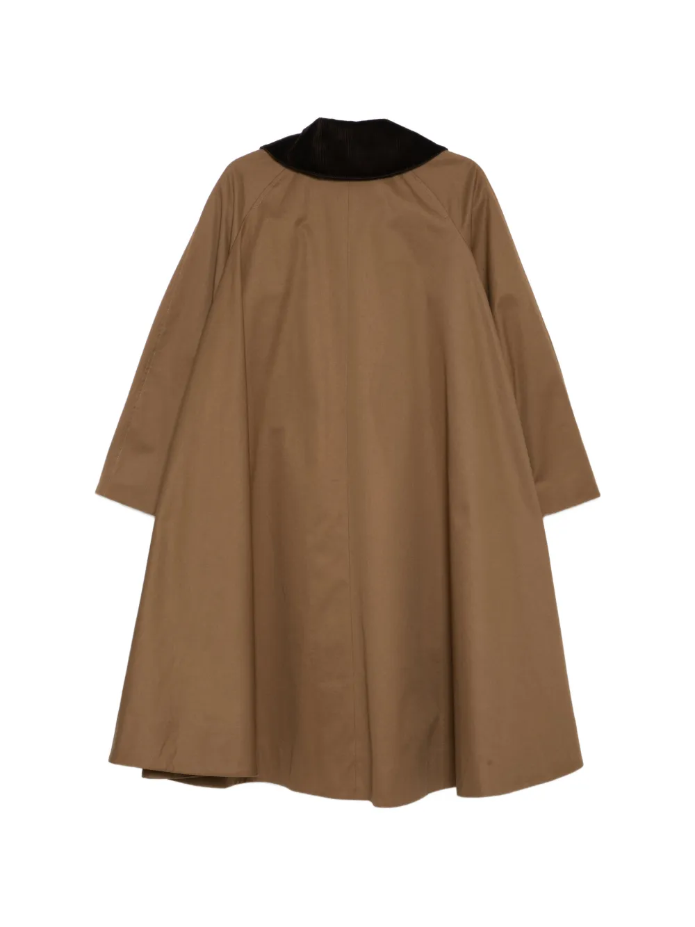  A.w.a.k.e. Mode Gaberdine Coat - Brown 